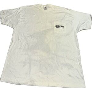 Vintage 90's Single Stitch Apache Beach Myrtle Beach‎ SC T-Shirt Men's XL White
